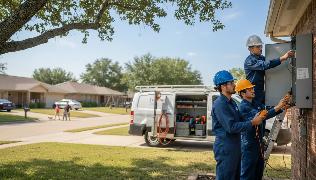 Certified electrician providing emergency electrical services in West Union, MN